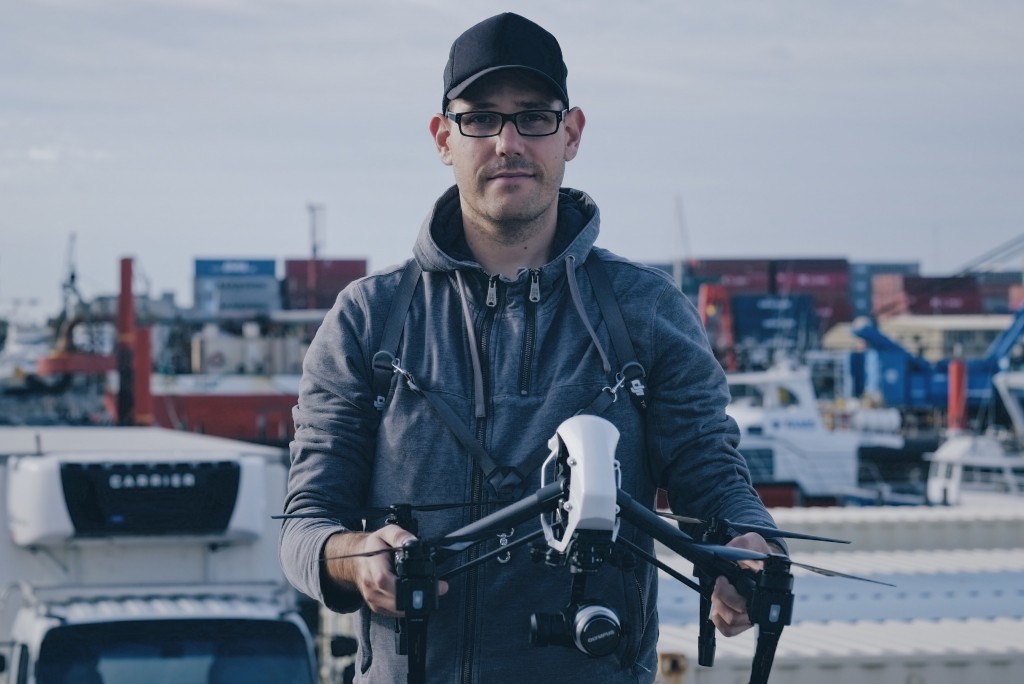 Top gun Jadranko Silićand his drone.